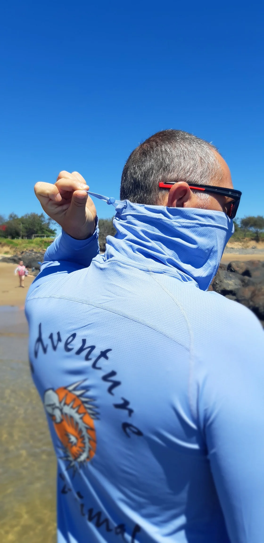 Fishing Shirt with Neck Gaiter