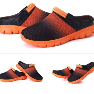 Water Shoes Unisex (Mesh Pull-on) Orange 01