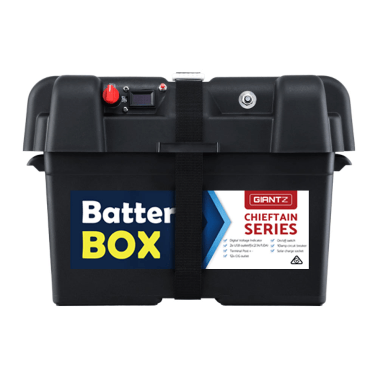 12v Deep Cycle Battery Box front