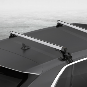 Universal Car Roof Rack 1450mm SILVER installed