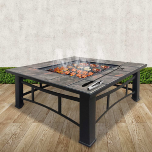 Fire Pit BBQ Table and Ice Pit