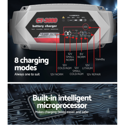 Smart Battery Charger 3.5A-stages