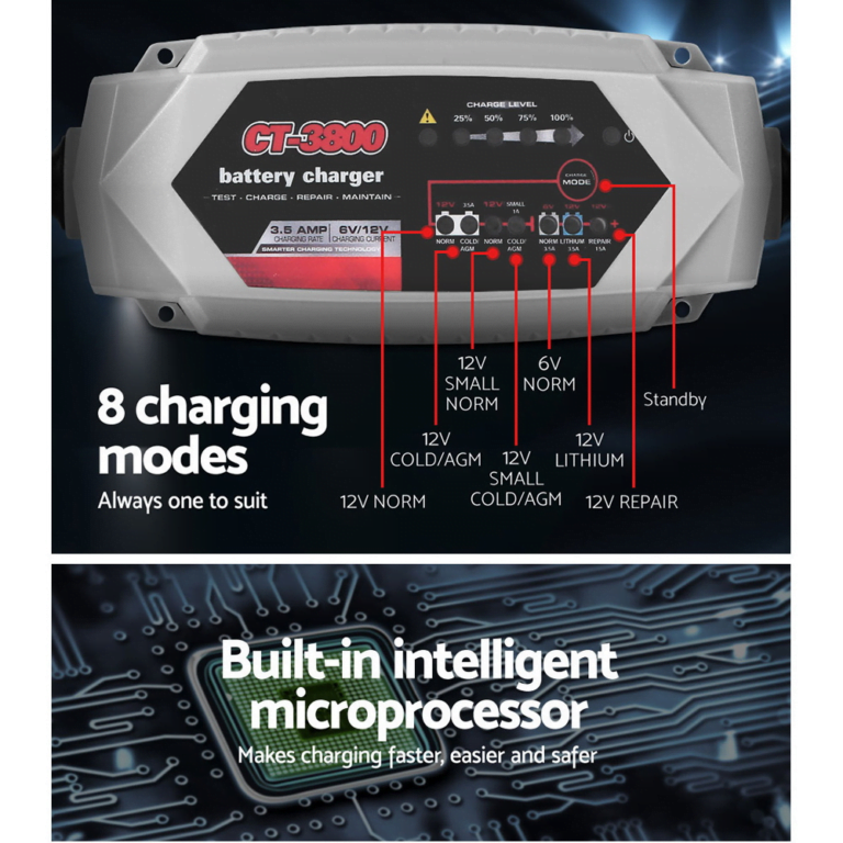 Smart Battery Charger 3.5A-stages