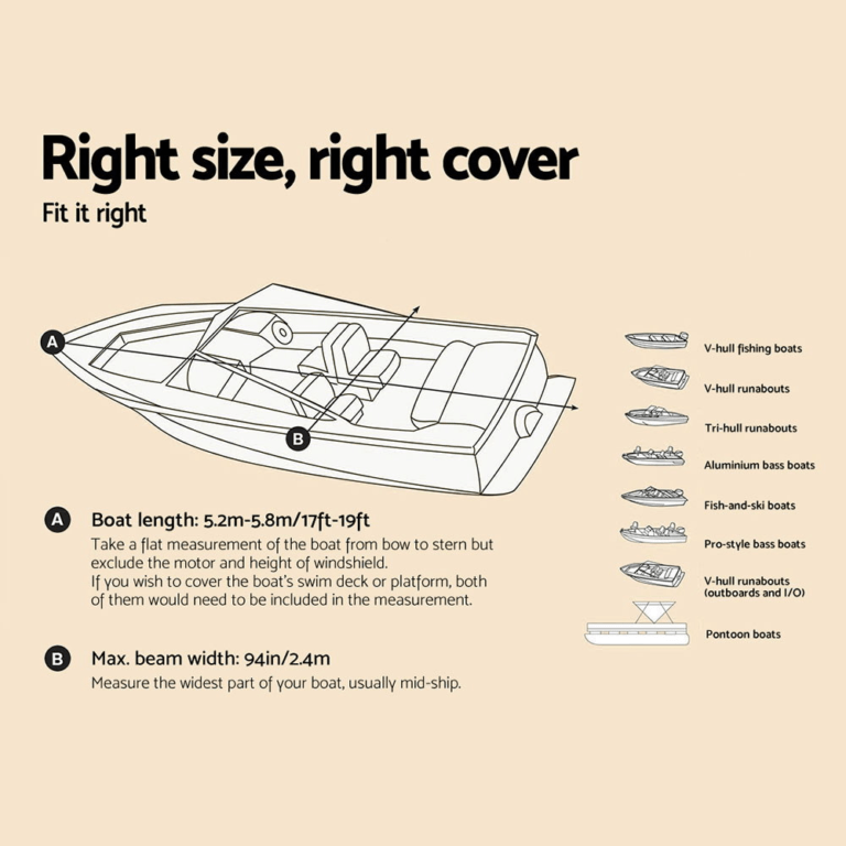 Boat Cover 21-23 FT feature 01