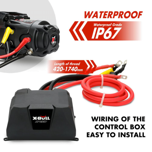 X-BULL Electric Winch 13000LBS waterproof