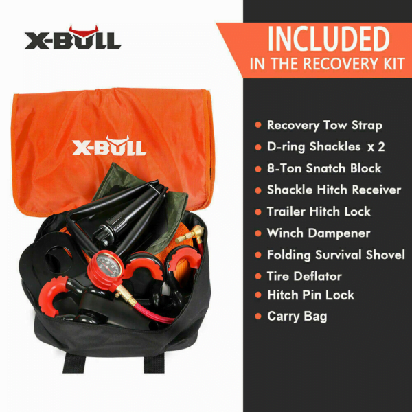Off Road Recovery Gear Kit inclusions