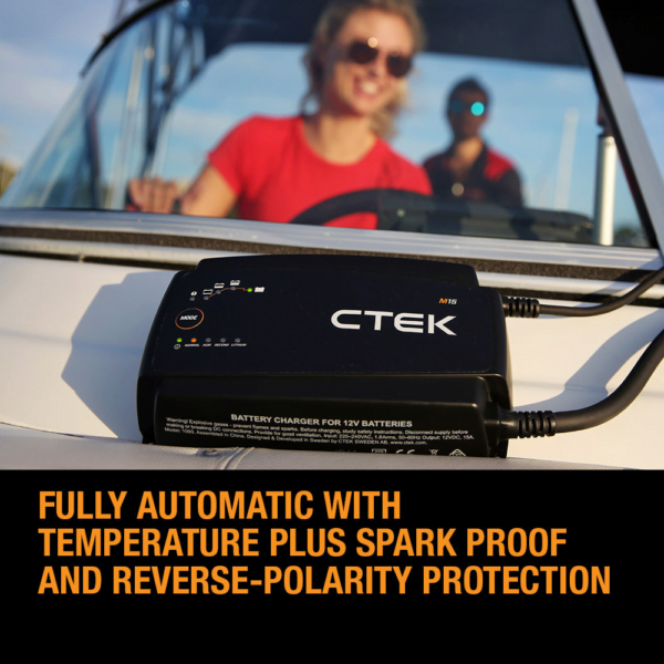 CTEK M15 Marine Charger fully automatic