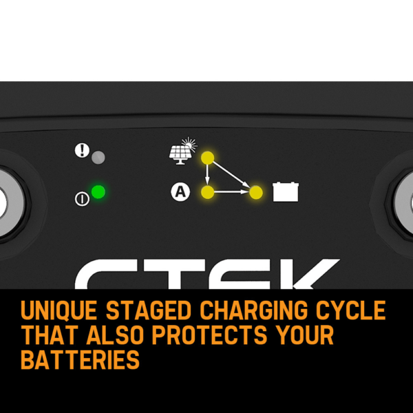 CTEK D250SE Smart Alternator staged charging cycle