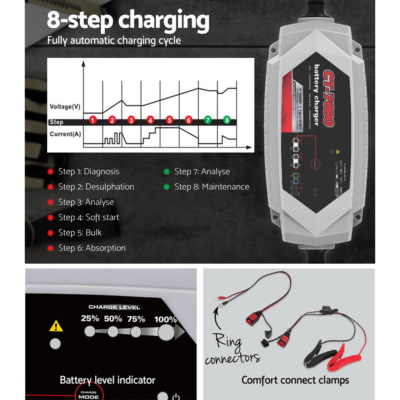 Smart Battery Charger 7A-charging
