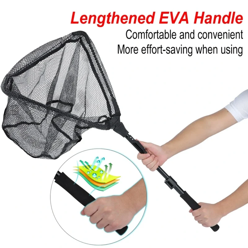 Landing net EVA handle