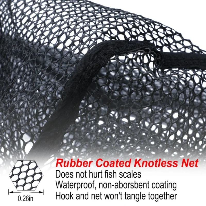 Landing net knotless net