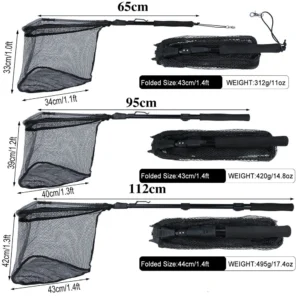 Landing net sizes