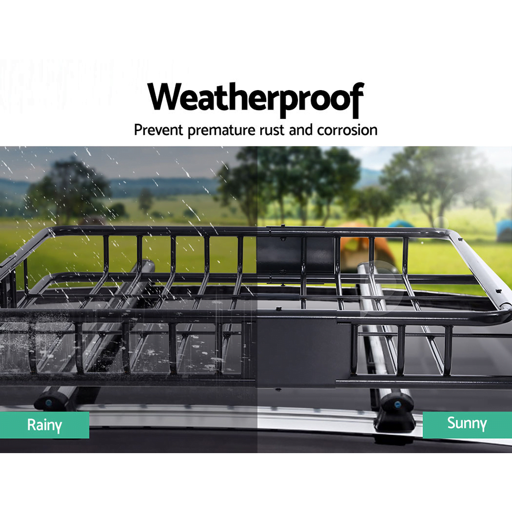 Universal Roof Rack Basket 112cm weatherproof