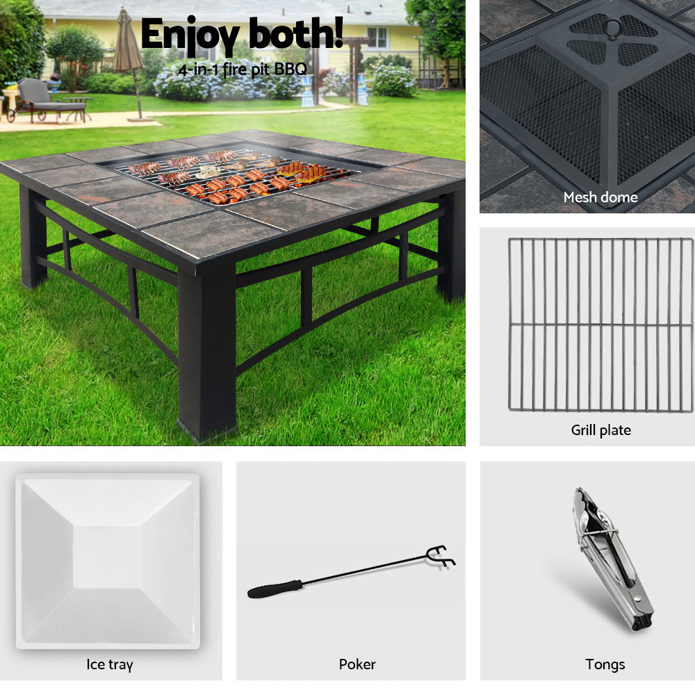 Tile Fire Pit uses 02