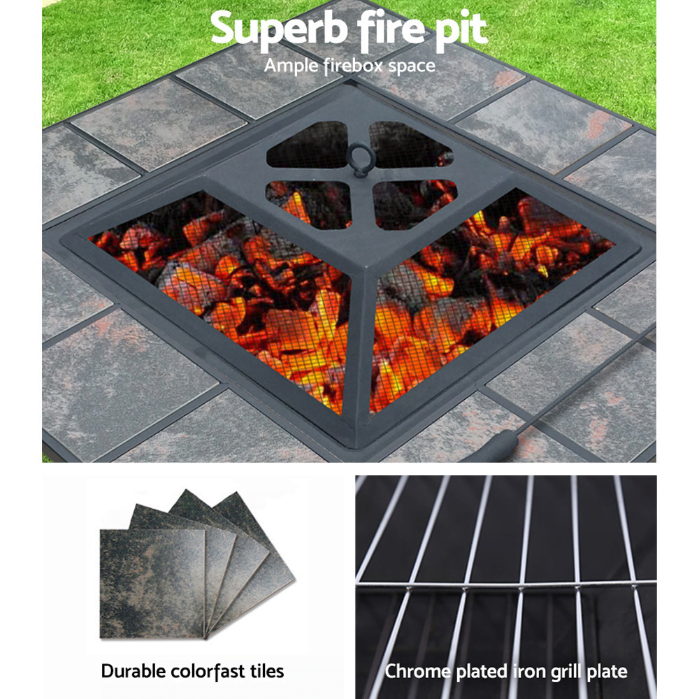 Tile Fire Pit superb fire pit
