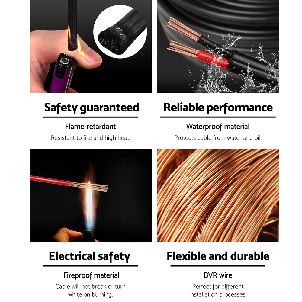 Electrical Cable Twin Core 2.5mm 100m features 2